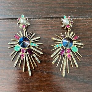 Sunburst earrings